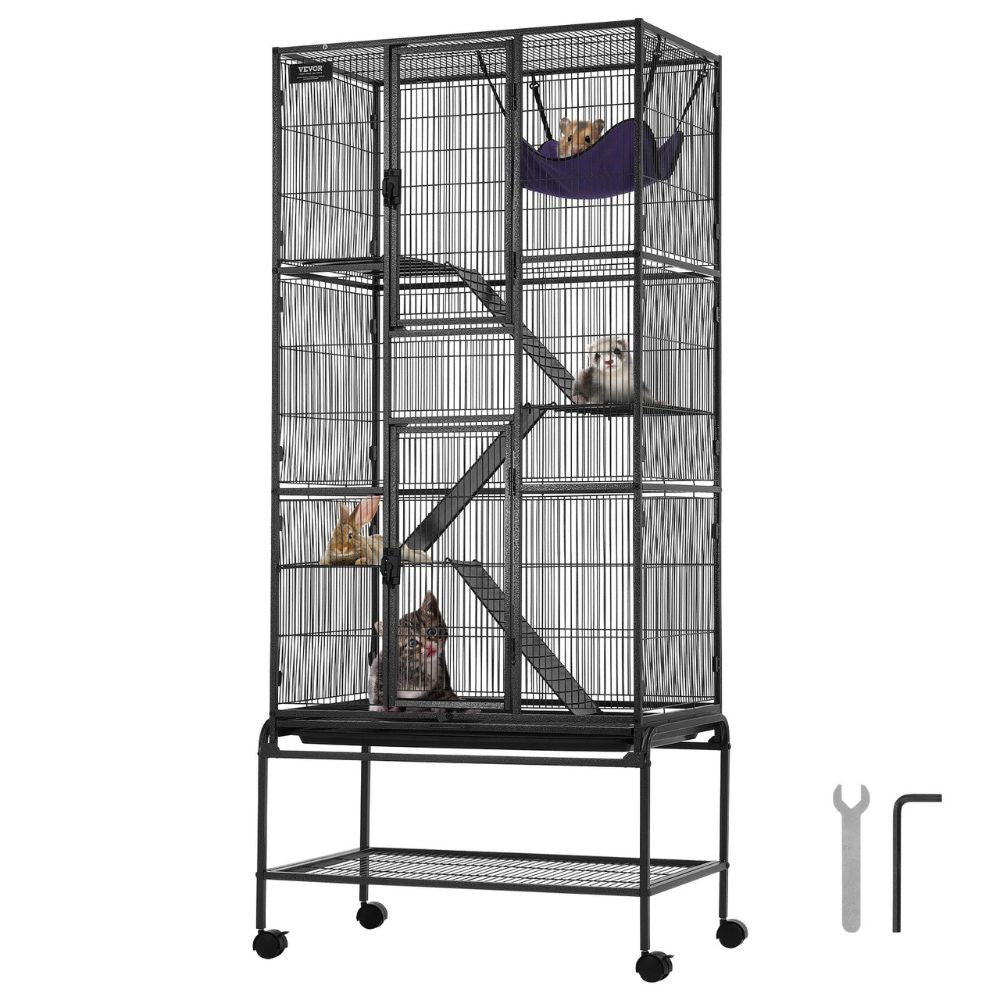 Ultimate 4-Tier Small Animal Cage for Ferrets