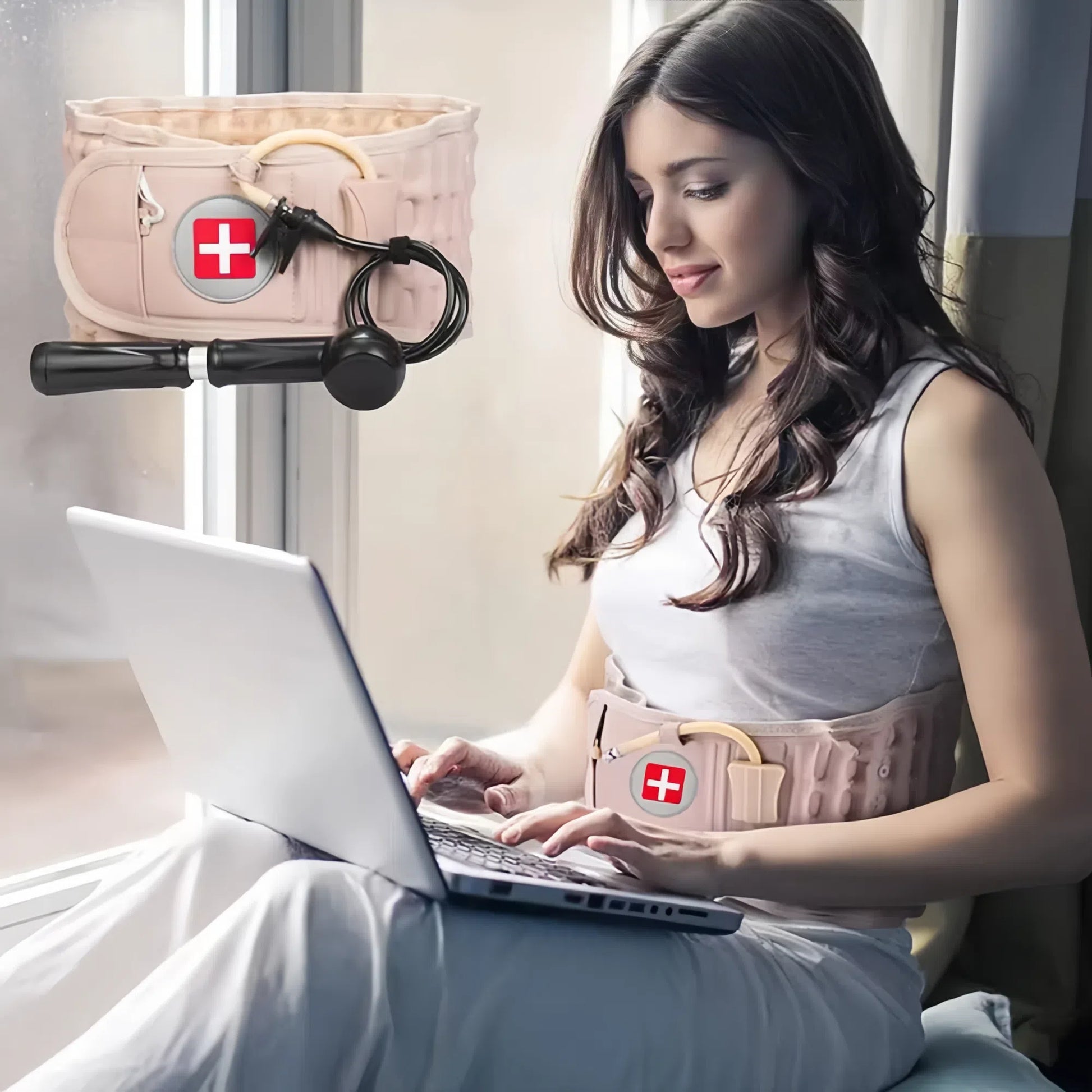 Premium Lumbar Traction Belt for Ultimate Back Pain Relief