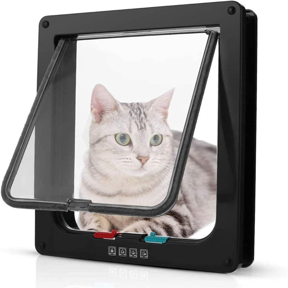 4 Way Lockable Pet Door for Cats and Dogs
