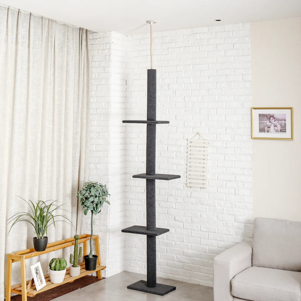 Cat Tree Condo Scratching Post Floor to Ceiling