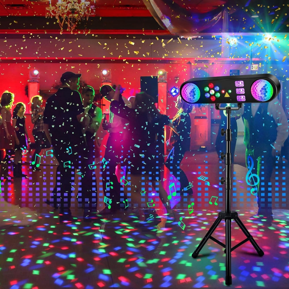 5-in-1 Bracket Effect Light Mobile Stage Lighting System