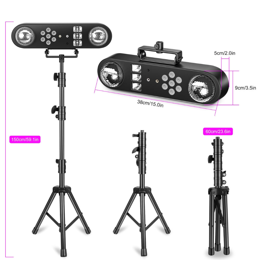 5-in-1 Bracket Effect Light Mobile Stage Lighting System