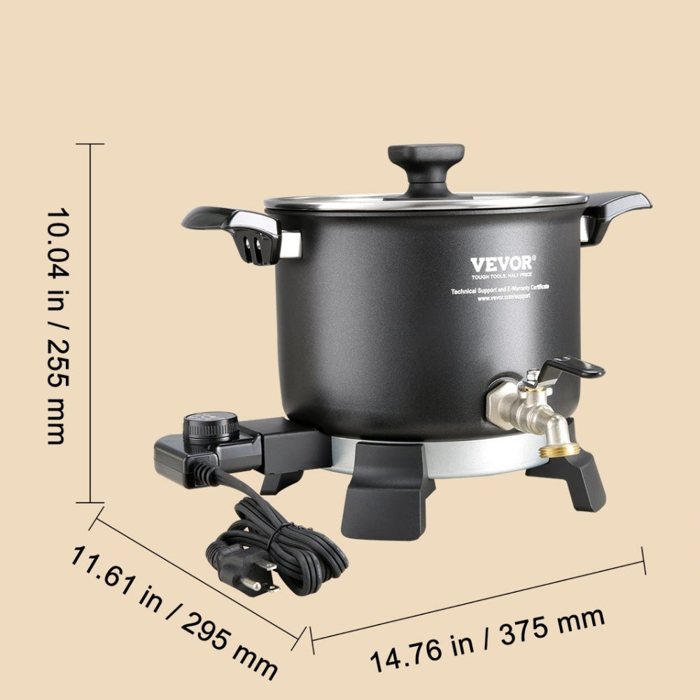 Wax Melter for Candle Making 5 Liter Large Electric Wax Melting Pot