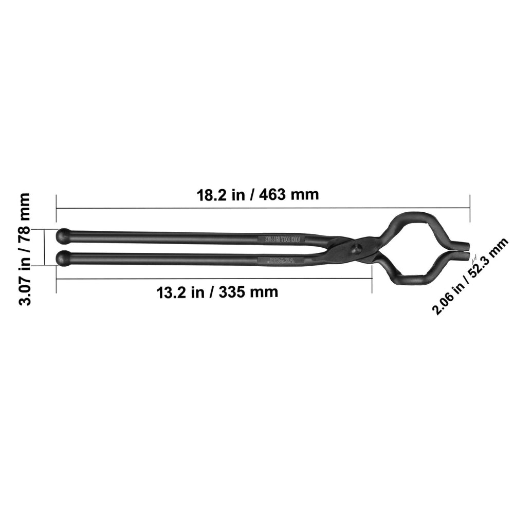 Blacksmith Tongs Z V Bit Tongs and Gripping Tongs Carbon Steel Forge Tongs