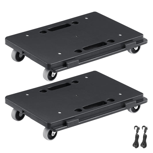Furniture Mover Pallet Trolley 500 lbs Each Count with 4 Wheels Small Flat Dolly Cart for Industrial Machinery
