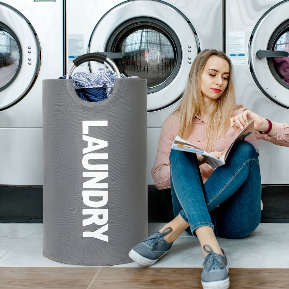 Laundry Basket Collapsible Clothes Hamper For Easy Storage And Standing Up Well