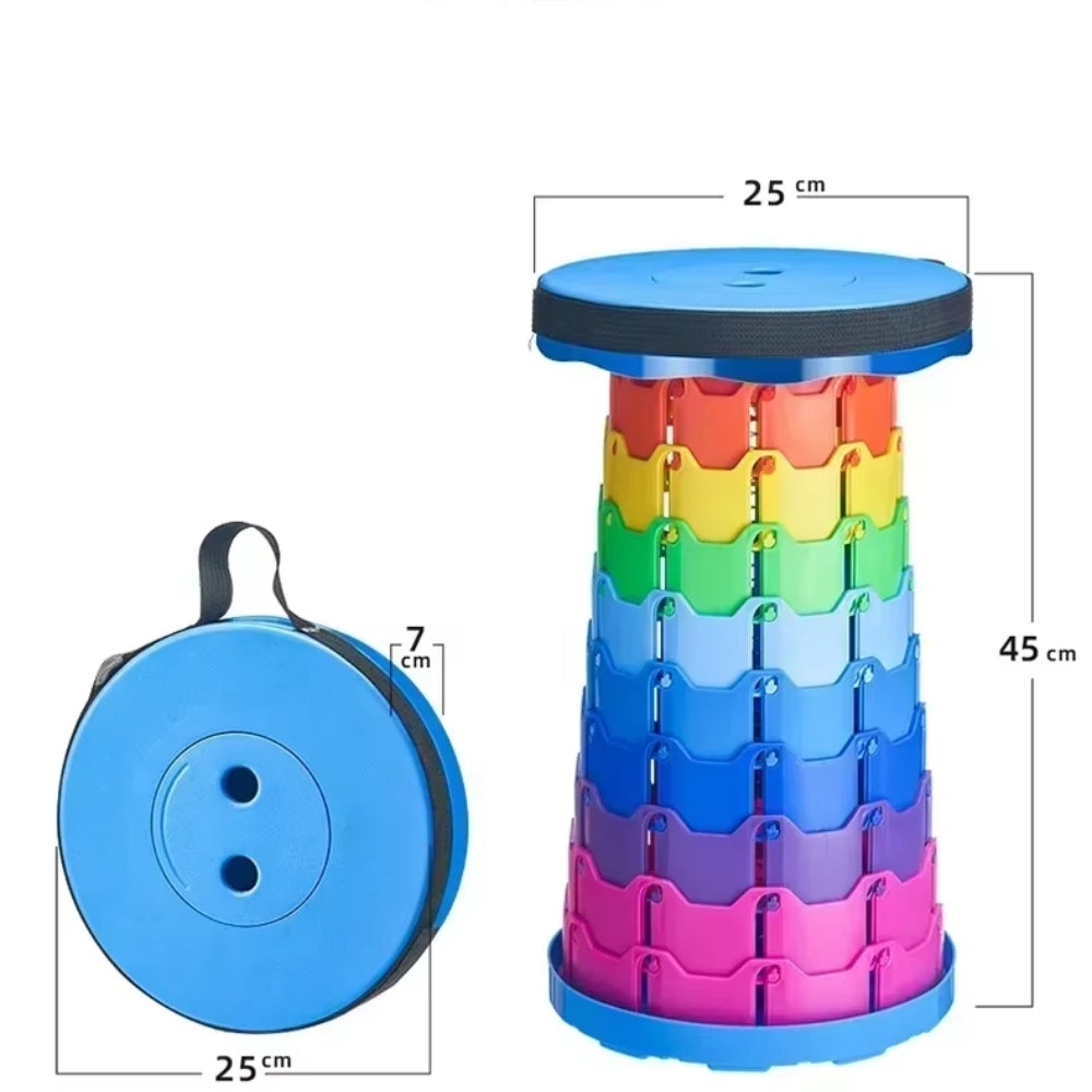 Folding Plastic Chair Portable Folding Expandable Stool