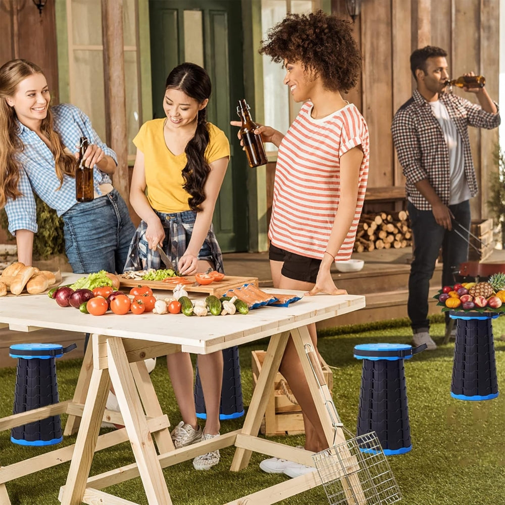 Folding Plastic Chair Portable Folding Expandable Stool