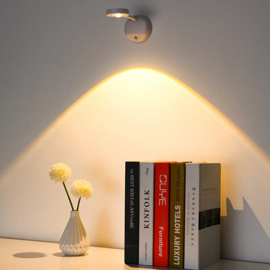 Night Light Motion Sensor Light Wireless USB LED Wall Lamp Indoor Lighting