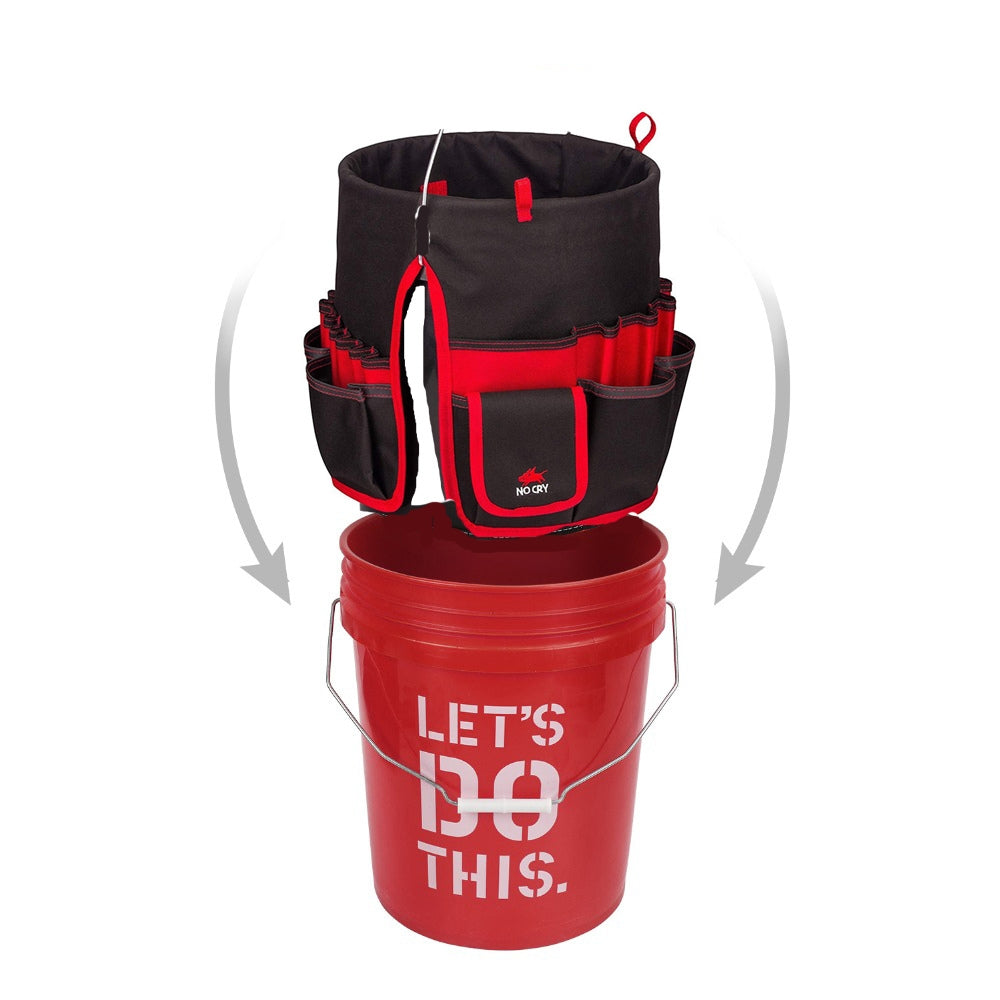 Bucket Organizer Pouch Storage Bag 42 Grids Pocket Tool Bag