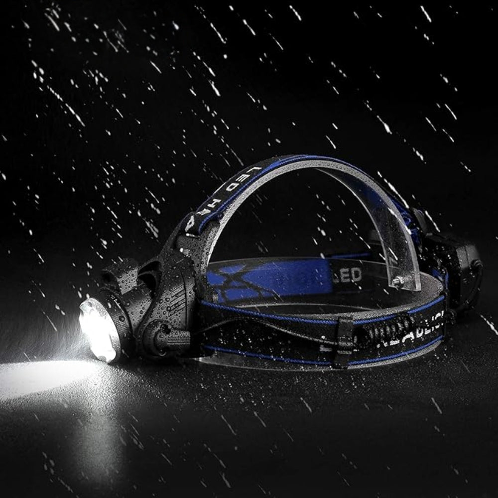 LED Head Torch Headlight Camping Headlamp Rechargeable Waterproof Fishing Light