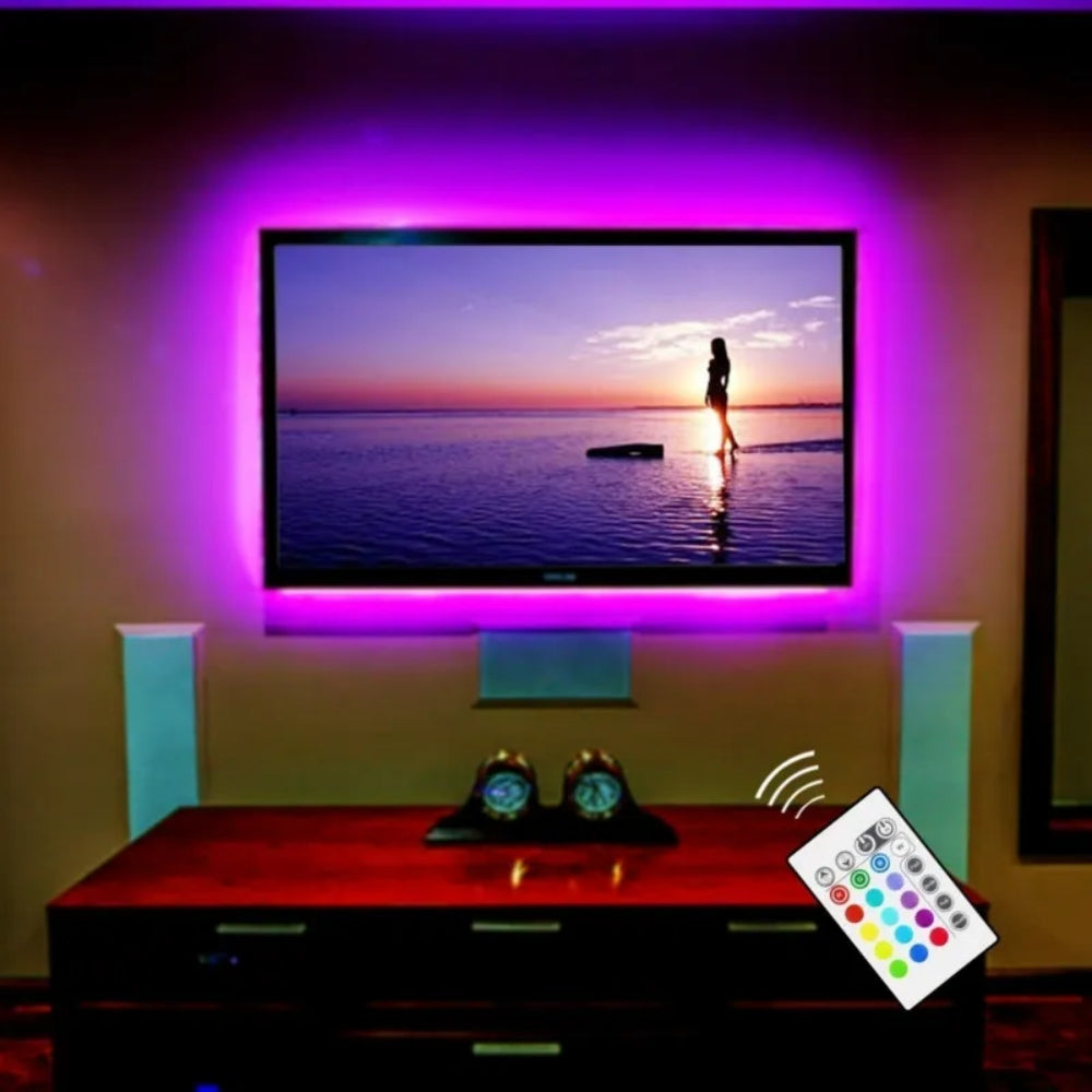 RGB LED Strip Light Waterproof IP65 IR CONTROLLER Indoor Outdoor