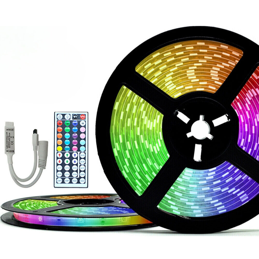 RGB LED Strip Light Waterproof IP65 IR CONTROLLER Indoor Outdoor