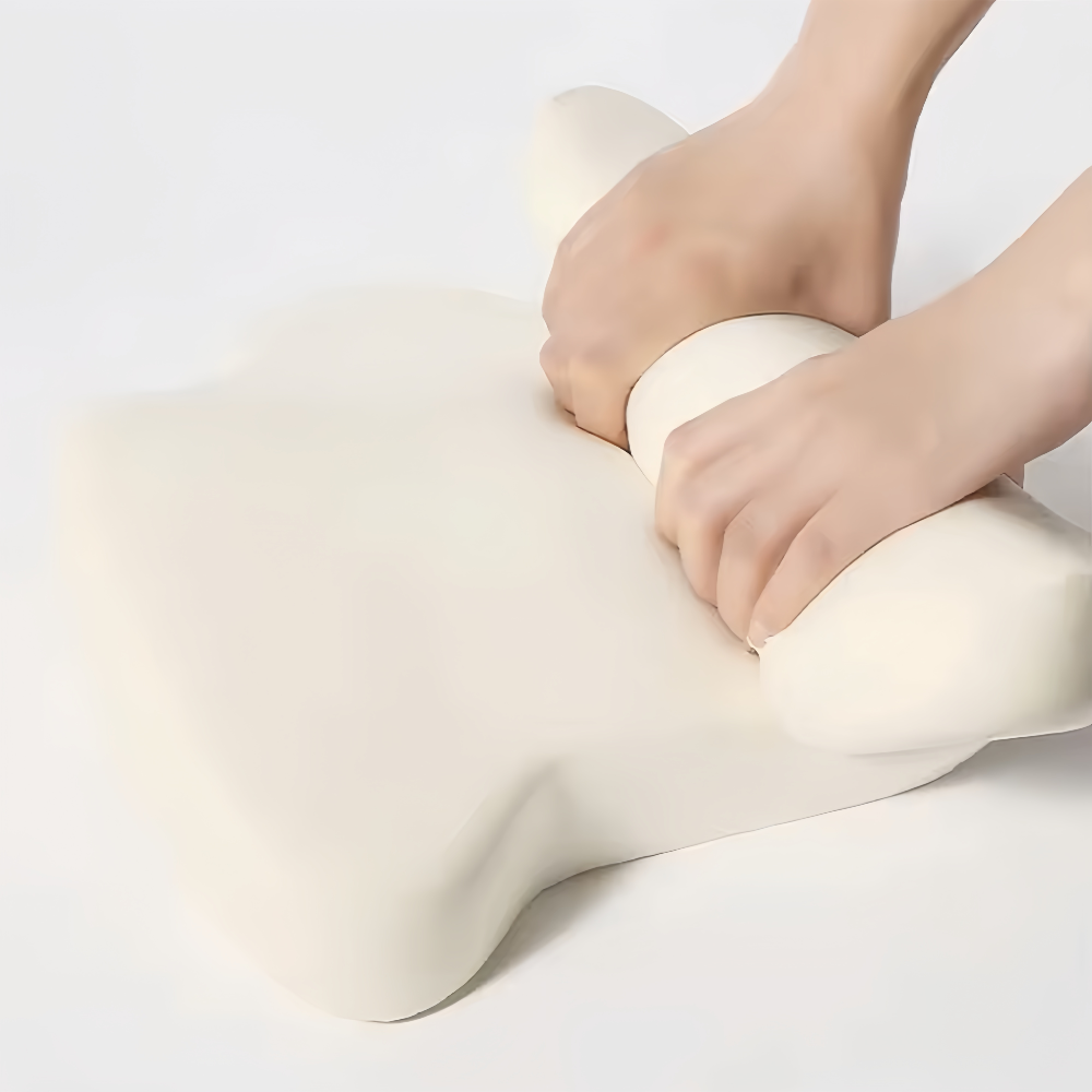 Car Lumbar Back Support Memory Foam Soft Headrest Neck Pillow Cushion