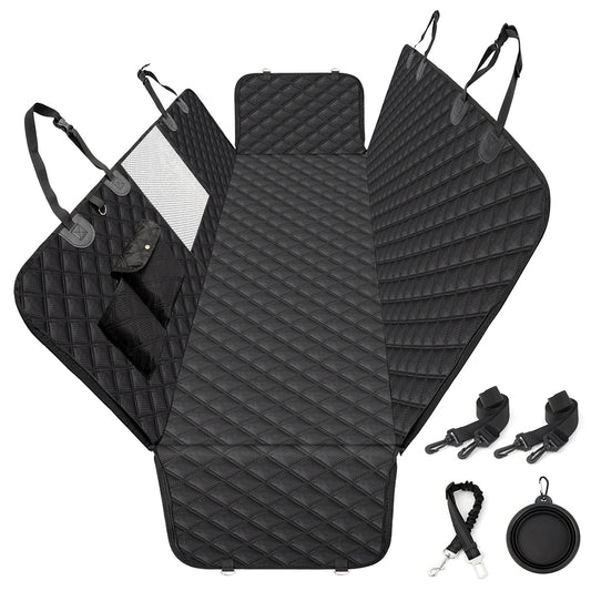 PETSWOL Waterproof Dog Seat Cover For Back Seat