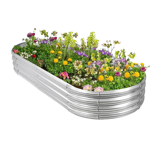 GREENHAVEN Raised Garden Bed Outdoor Galvanized Planter Boxes