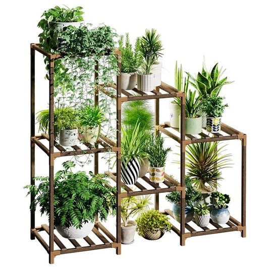 GREENHAVEN Multi-layer Wooden Plant Stand