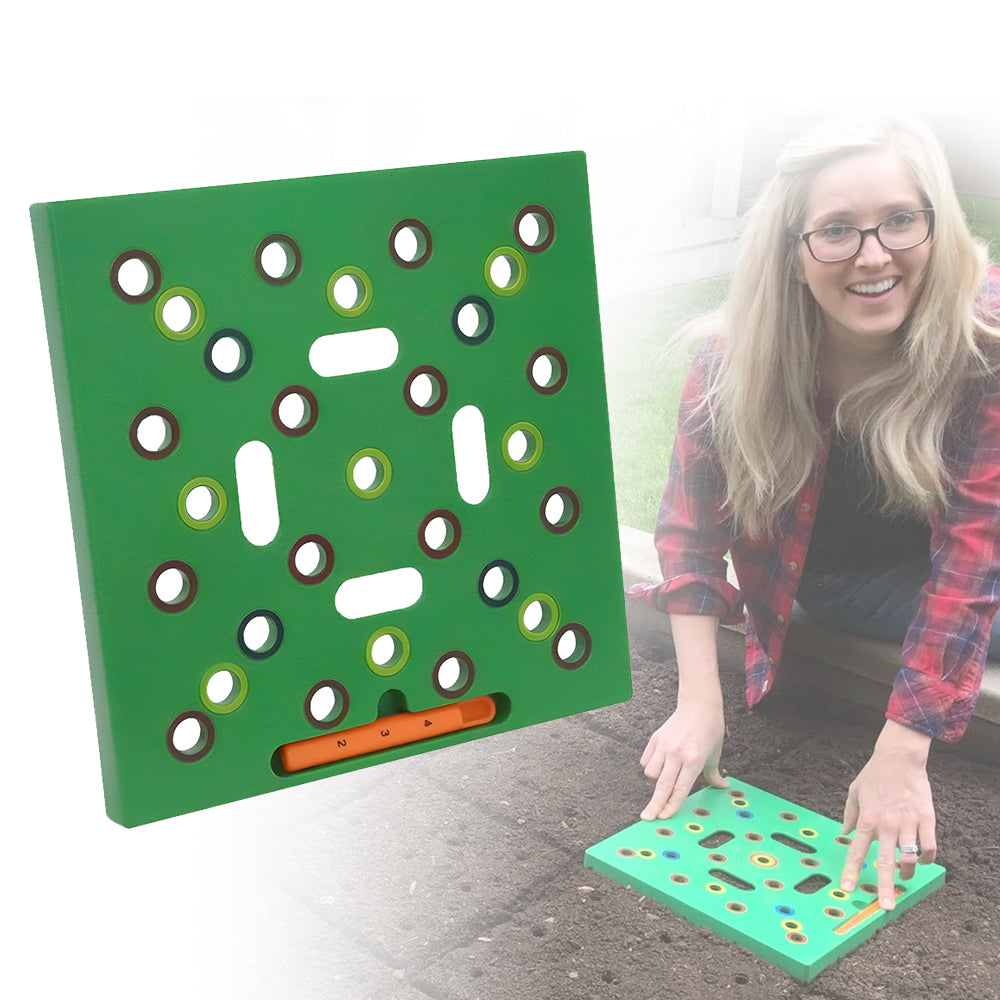 GREENHAVEN Seeding Square – Seed Spacer Tool for Optimal Plant Spacing