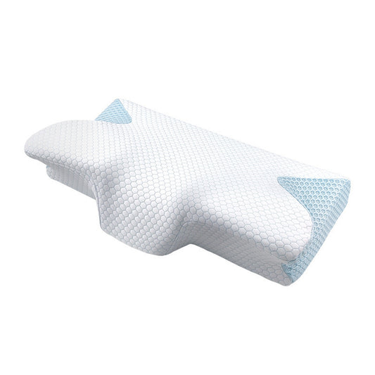 COMFEYA Cervical Neck Pillow for Pain Relief Sleeping - Orthopedic Contour Memory Foam Pillow with Cooling Pillow Covers
