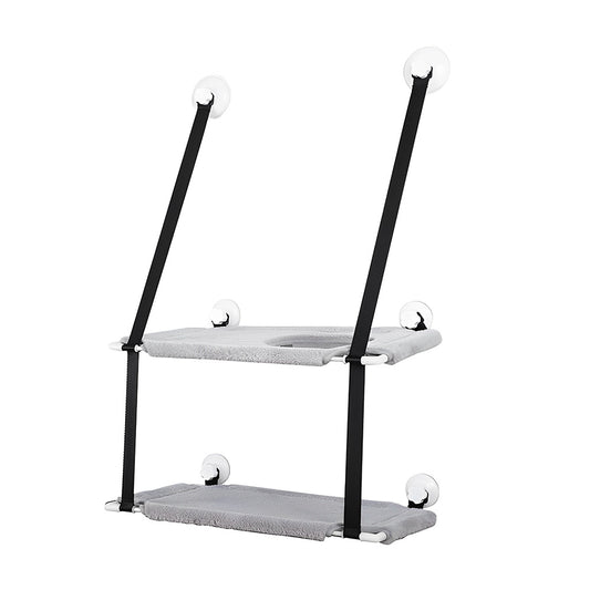 PETSWOL 2 Layer Cat Window Perch Cat Hammock