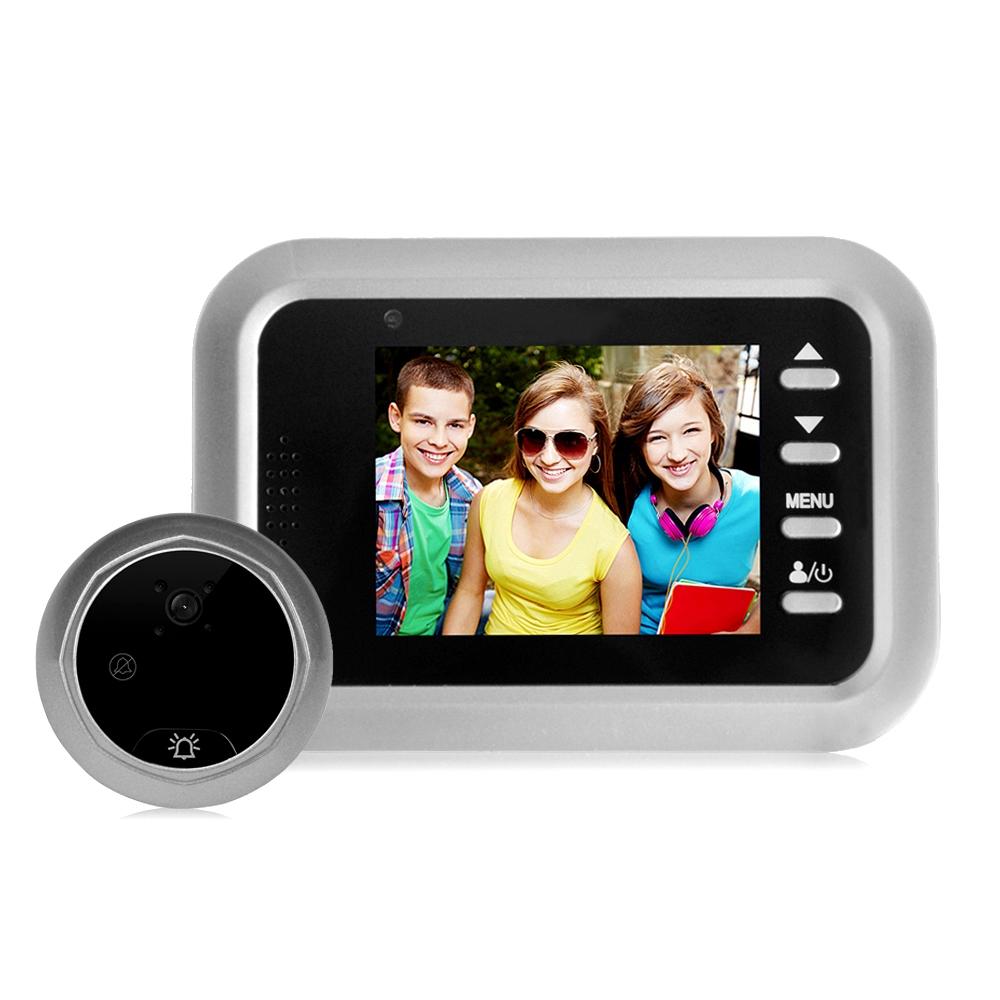 2.4 Screen 2.0Mp Security Camera With Tf Card Slot - Silver-1915196593859072000