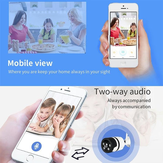 Smart Wifi Security Camera - Hd Waterproof Ip66 For Indoor / Outdoor Surveillance-1915197291661234178