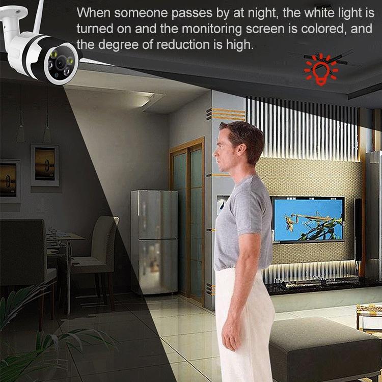 Smart Wifi Security Camera - Hd Waterproof Ip66 For Indoor / Outdoor Surveillance-1915197291661234180