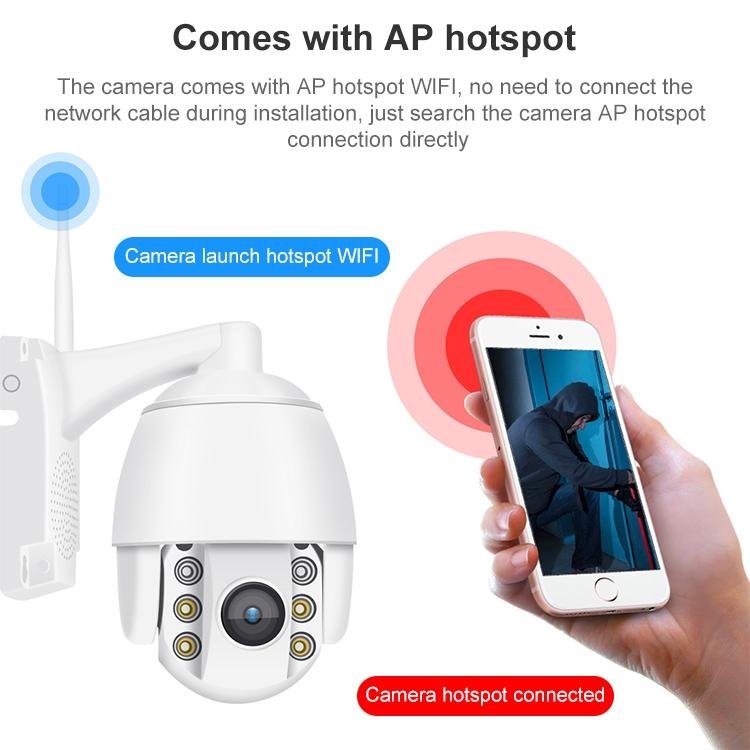 360 Degree Panoramic Hd Wifi Camera With Motion Detection & Two-Way Voice-1915196611911356424