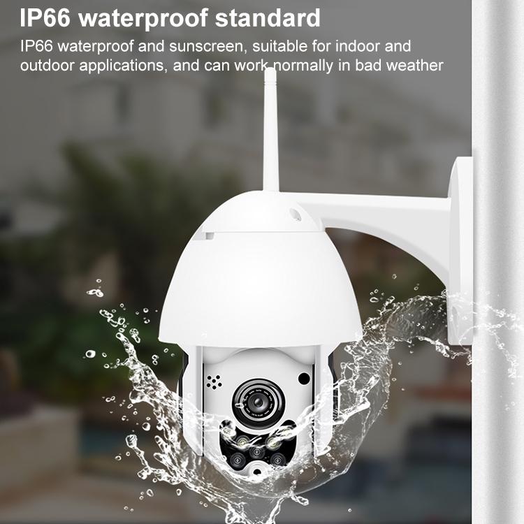 Waterproof Wifi Smart Camera With Night Vision And Motion Detection - 1080P Hd-1915196613215784963
