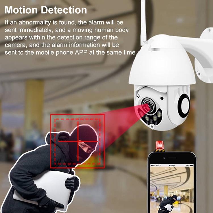 Waterproof Wifi Smart Camera With Night Vision And Motion Detection - 1080P Hd-1915196613215784964