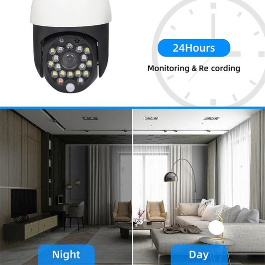 1080P Wifi High-Definition Surveillance Camera Outdoor Dome Camera Support Night Vision & Two-Way Voice & Motion Detection-1915196618836152322