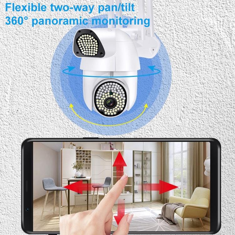 Outdoor Dome Camera With 1080P Hd Wifi Night Vision Two-Way Voice And Motion Detection-1915196610061668355