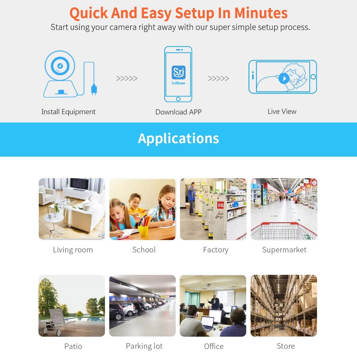Ai Camera With 3.0Mp 1296P Hd Two-Way Talk Motion & Humanoid Detection Night Vision Tf Card Support-1915196612376924163