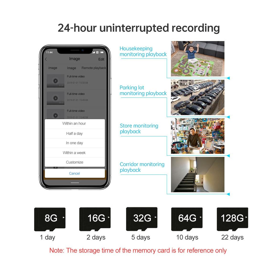 High-Res 3.0Mp Ip Camera With 1296P Hd Two-Way Talk Motion Detection Night Vision And Tf Card Support-1915196614046257157