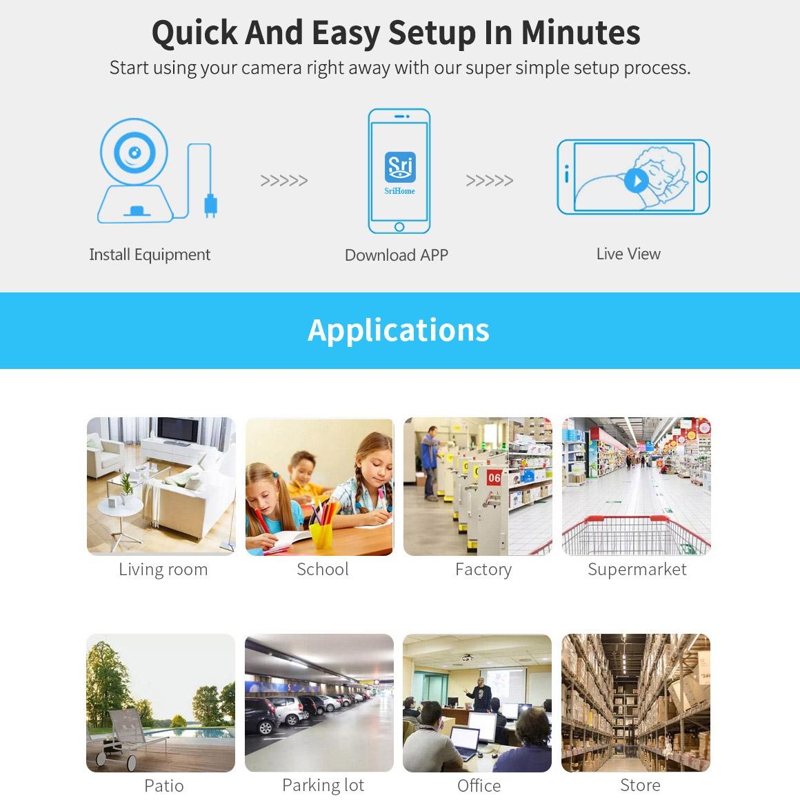 Ai Ip Camera With 3.0Mp 1296P Hd Two-Way Talk Auto Tracking Humanoid Detection Night Vision Tf Card Support-1915196618240561157