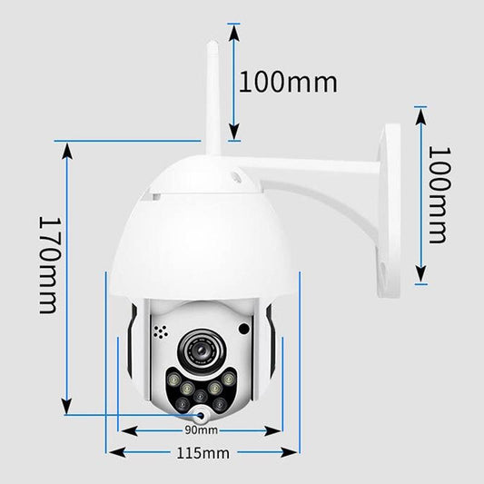 Outdoor Hd Ptz Camera With Night Vision & Motion Detection - Waterproof-1915196610799865857