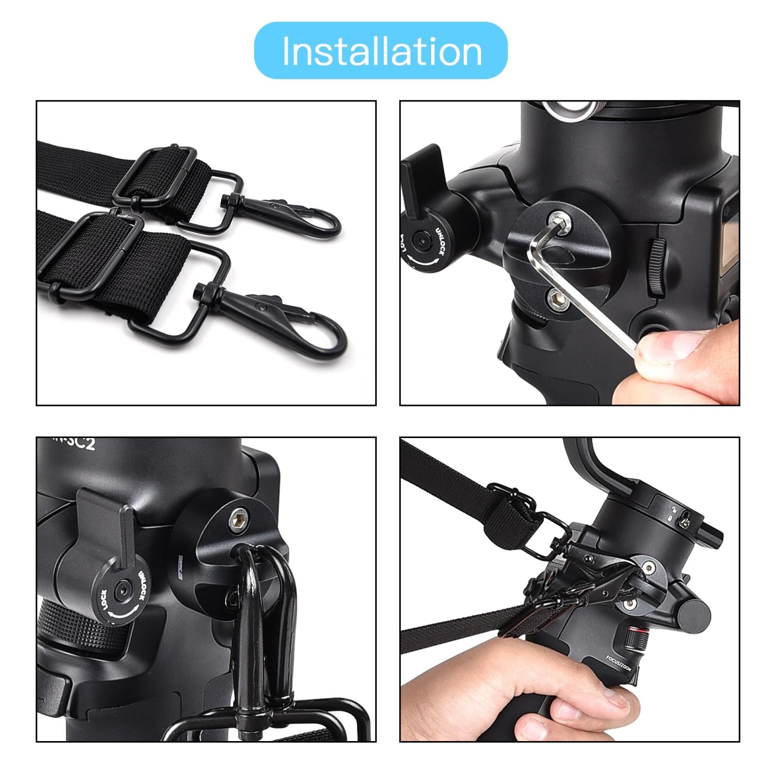 Stress-Relieving Neck Strap For Dji Ronin Rs 2 / C2-1915196752051441666