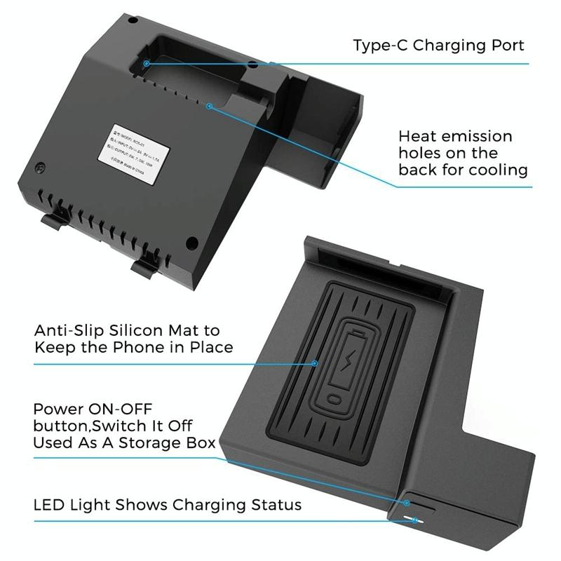 10W Wireless Charger For Mercedes-Benz C / Glc - Qi Standard-1915197396766298118