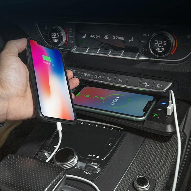 15W / 10W Wireless Charger For Audi Q5L 2018-2022 - Qi Standard-1915197516341710854