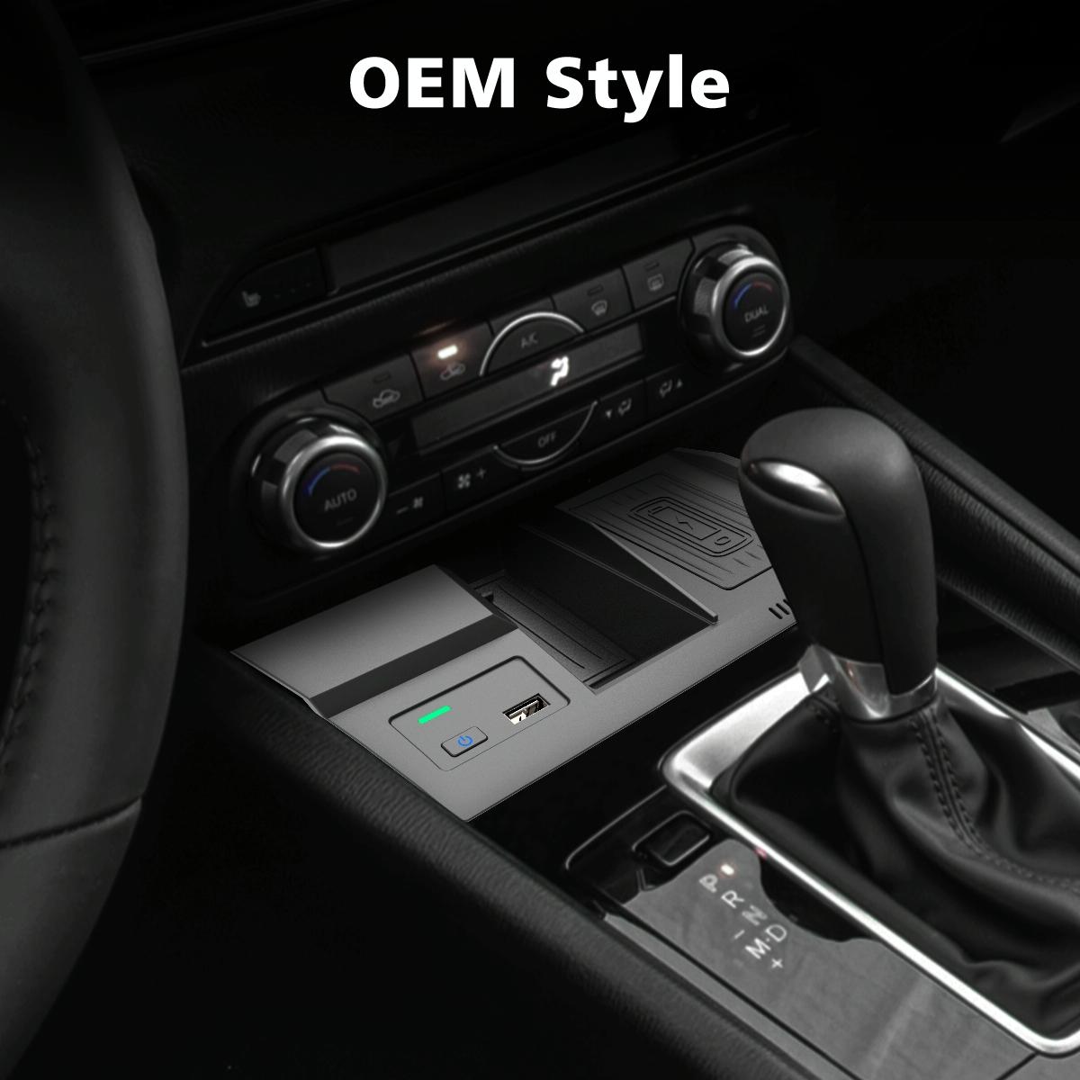 10W Wireless Charger For Mazda Cx-5 2017-2020 - Qi Standard-1915197526814887940