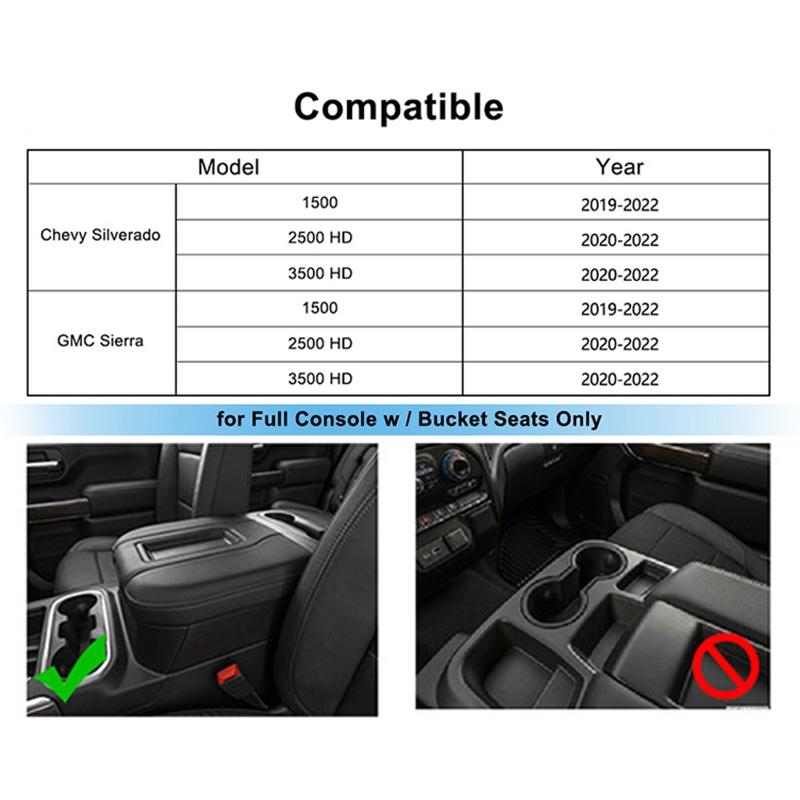 15W Wireless Charger For Chevrolet Silverado 2019-2022 - Qi Standard-1915198080156831745