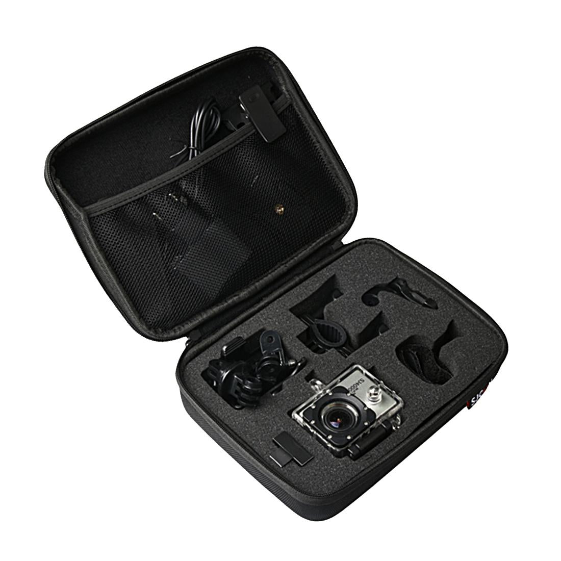 Shockproof Camera Bag For Sjcam And Selfie Stick - Portable 22X16X6Cm-1915198386764648451