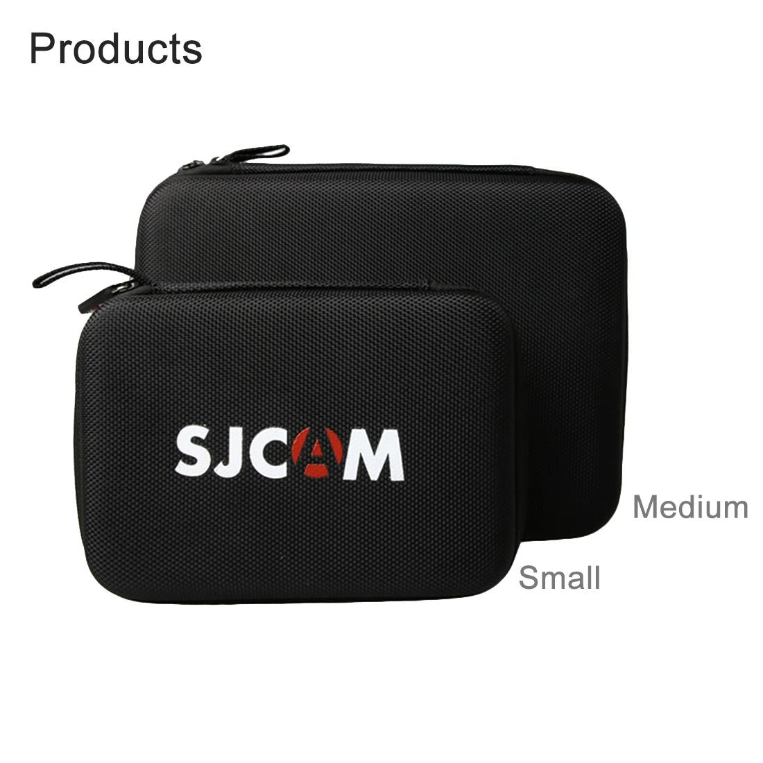 Shockproof Camera Bag For Sjcam And Selfie Stick - Portable 22X16X6Cm-1915198386764648453