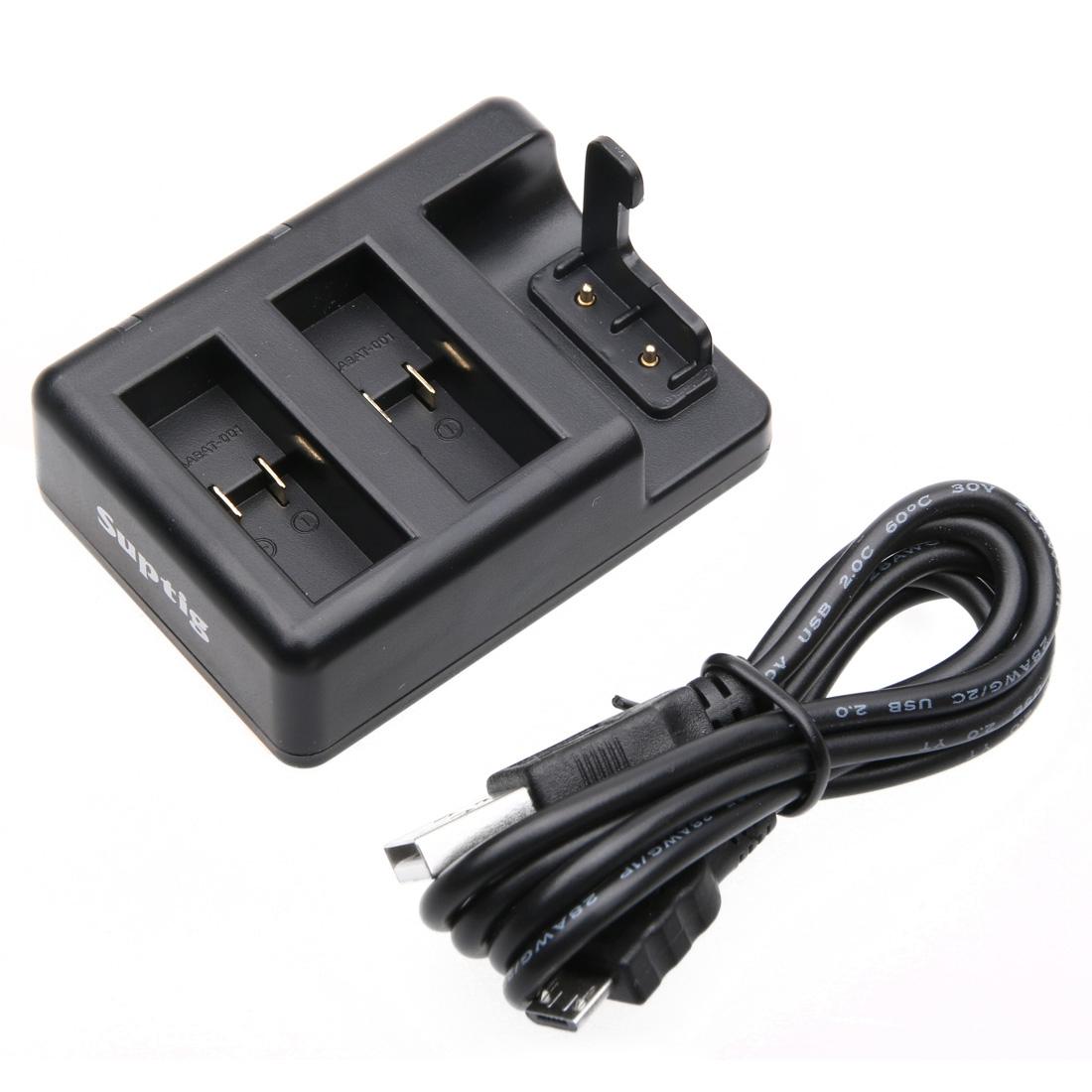Remote Control Charger For Dual Batteries With Usb Cable For Gopro Hero7 / 6 / 5-1915196749799100417