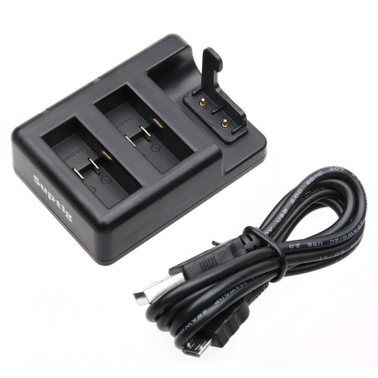 Remote Control Charger For Dual Batteries With Usb Cable For Gopro Hero7 / 6 / 5-1915196749799100417
