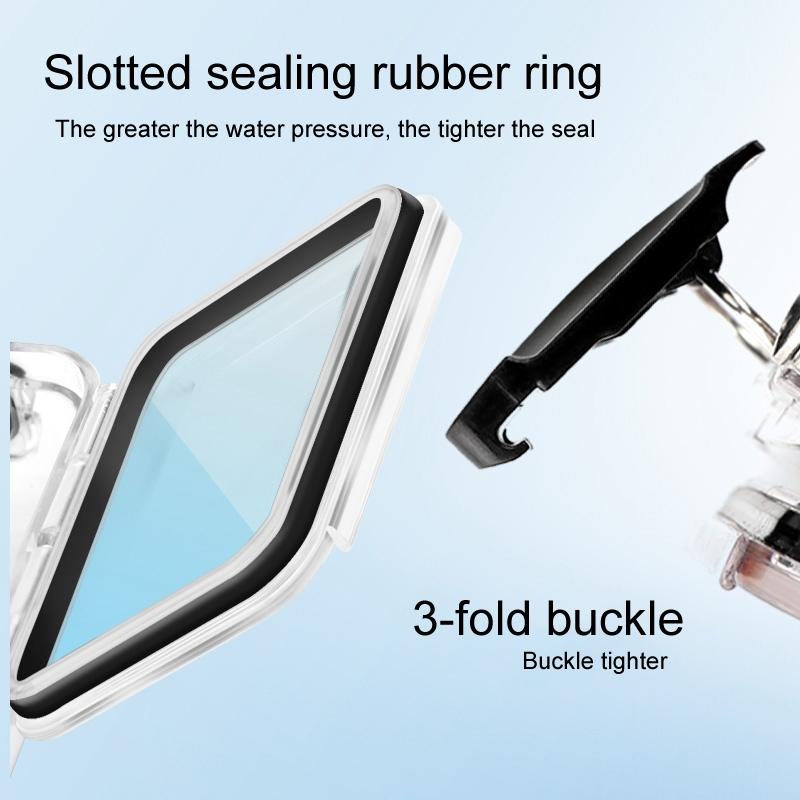 Waterproof Case For Gopro Hero8 With Touch Back Cover And Lens Filter - 45M-1915197007056736259