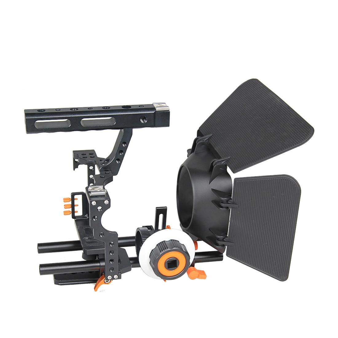 Sony A7 Cage Set With Stabilizer Follow Focus And Matte Box - Orange-1915196535335948295