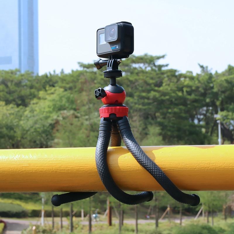 Flexible Mini Octopus Tripod With Phone Clamp For Iphone Galaxy Huawei Gopro-1915197924892086281