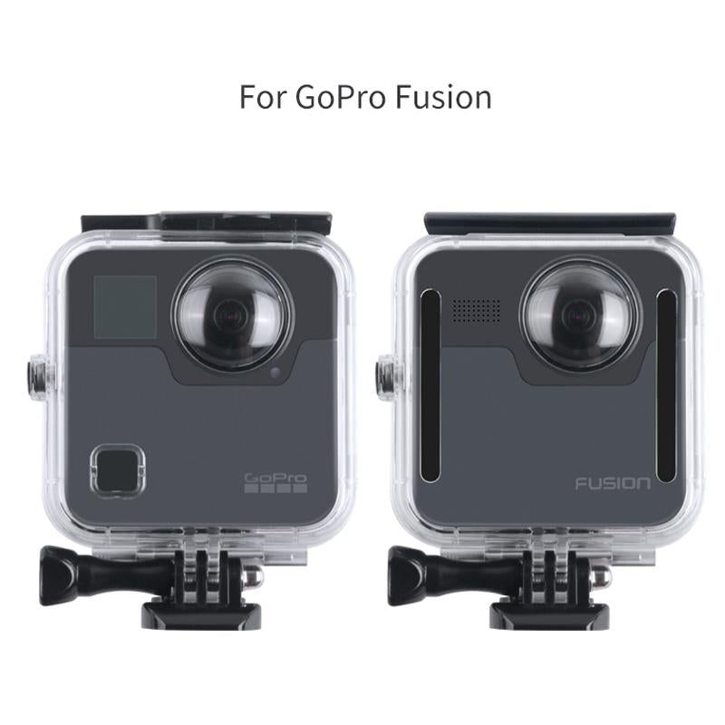 Waterproof Housing For Gopro Fusion With Mount And Wrench-1915197420820631558