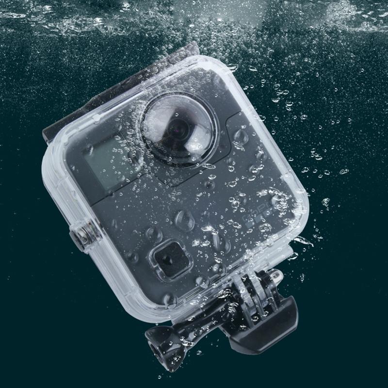 Waterproof Housing For Gopro Fusion With Mount And Wrench-1915197420820631561